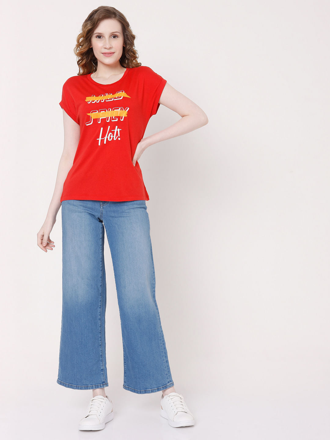 Red Graphic Print T-Shirt