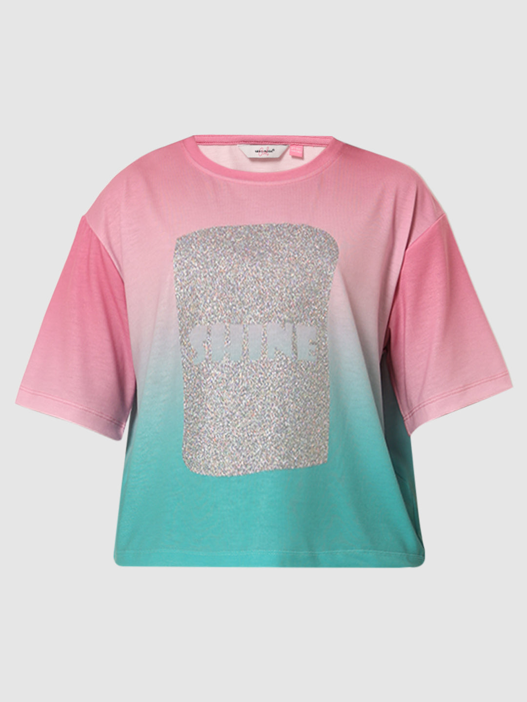 GIRLS Pink Printed T-shirt