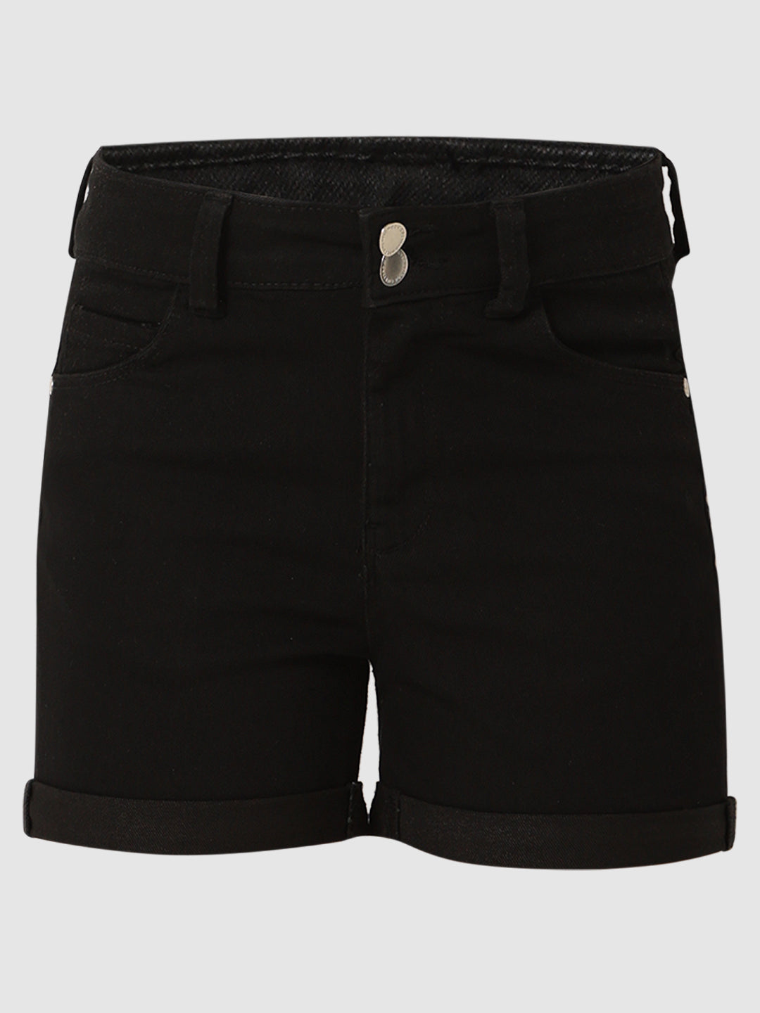 VERO MODA GIRL Black Denim Shorts