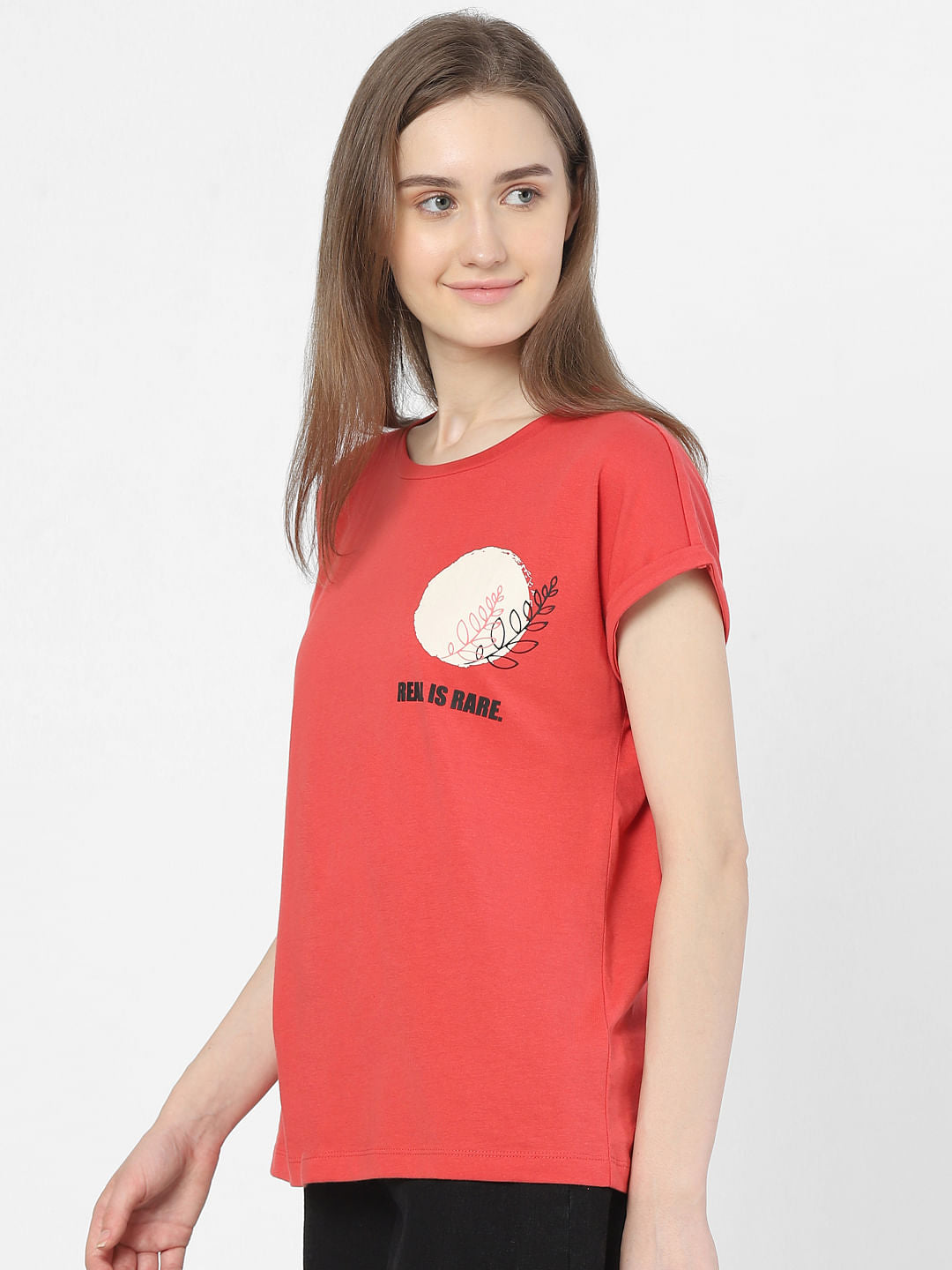 Red Graphic Print T-Shirt