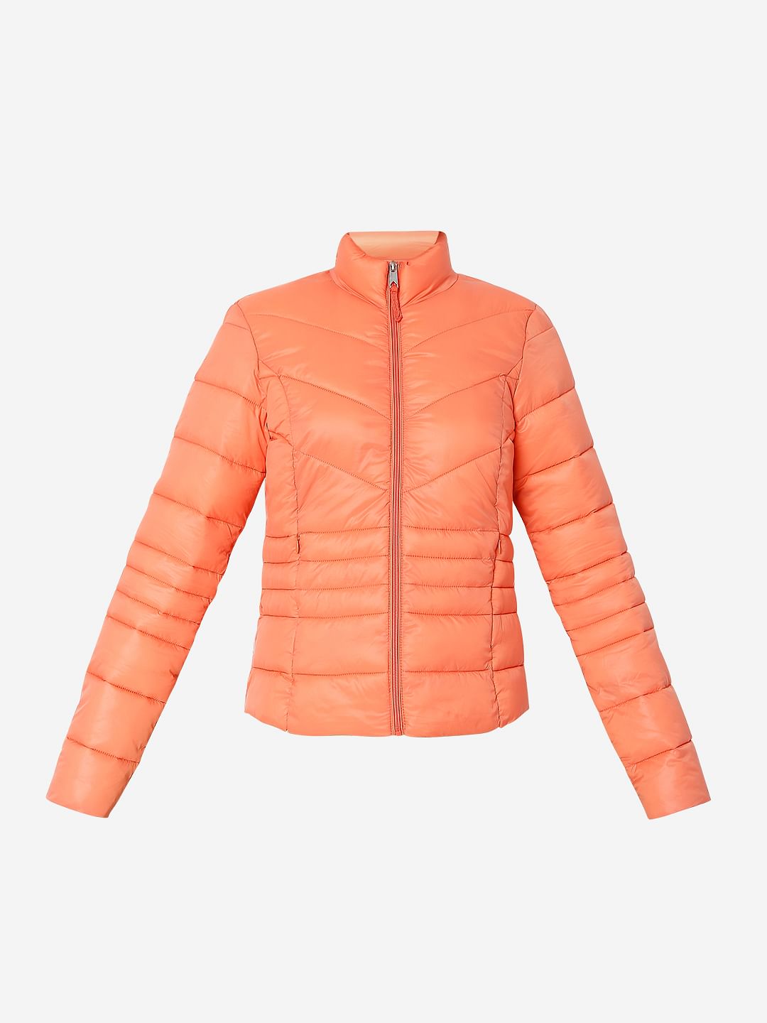 Orange Puffer Jacket