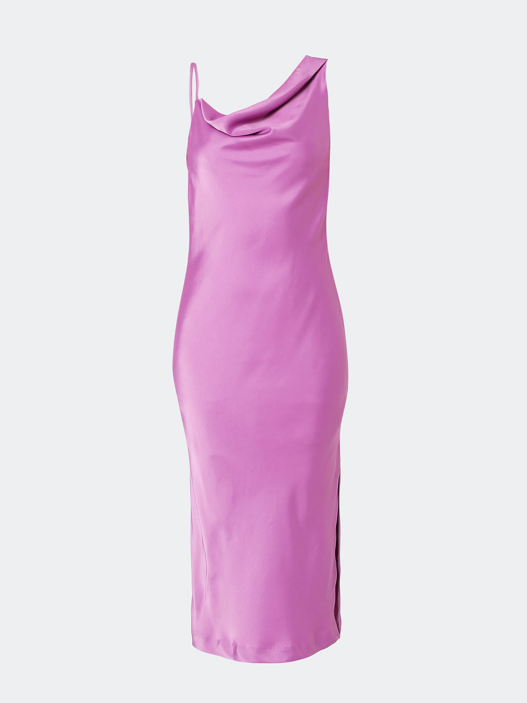 Purple Bodycon Midi Dress