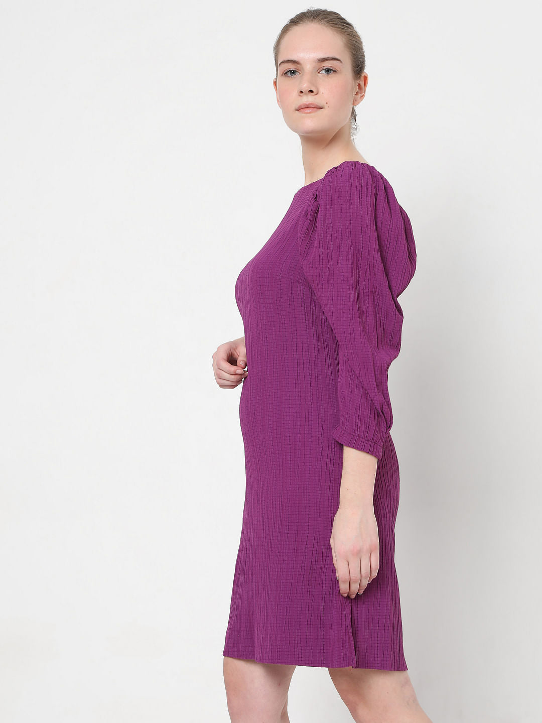 Purple Shift Dress