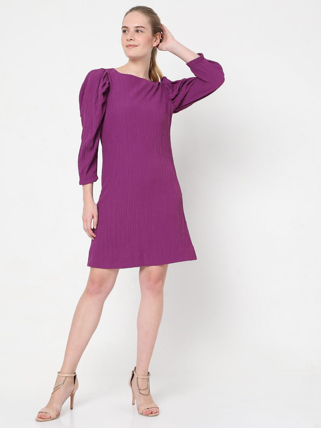 Purple Shift Dress