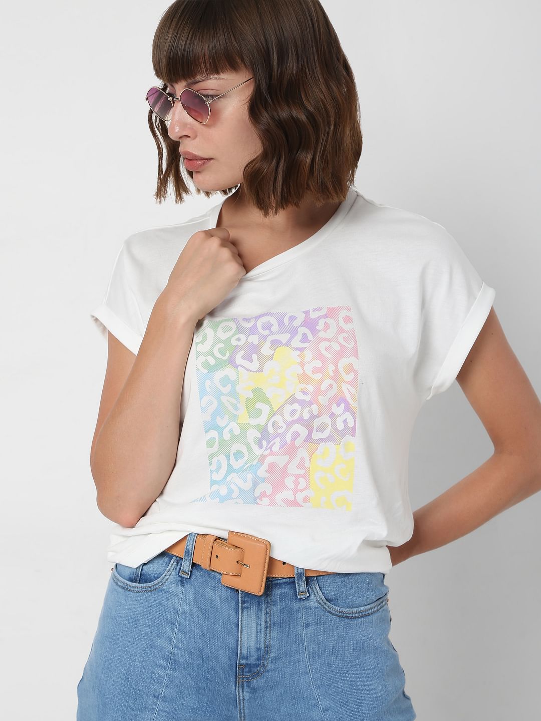 White Graphic T-Shirt