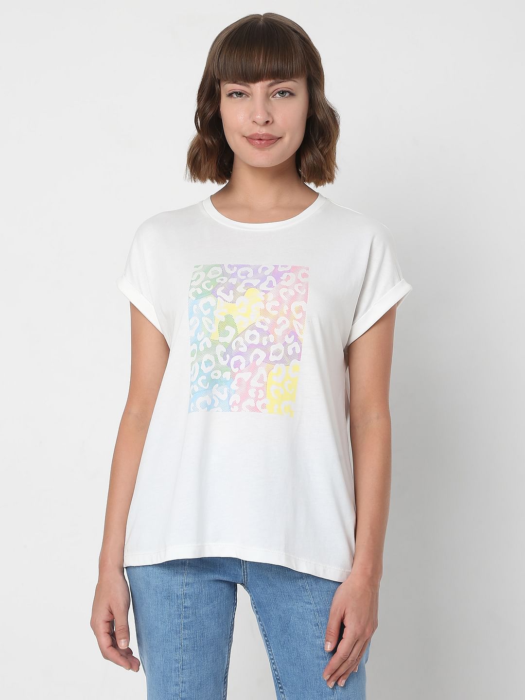White Graphic T-Shirt