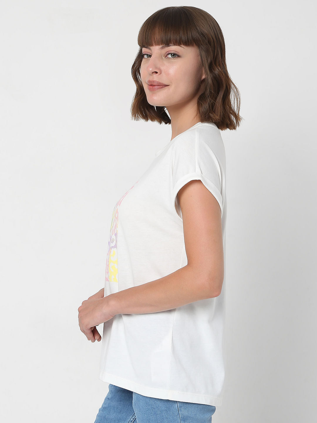 White Graphic T-Shirt