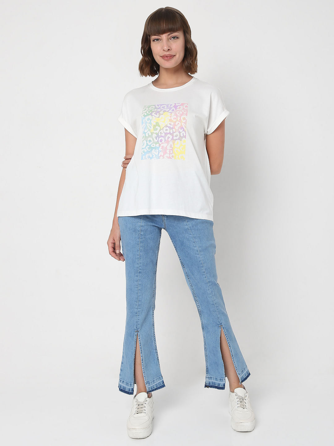 White Graphic T-Shirt
