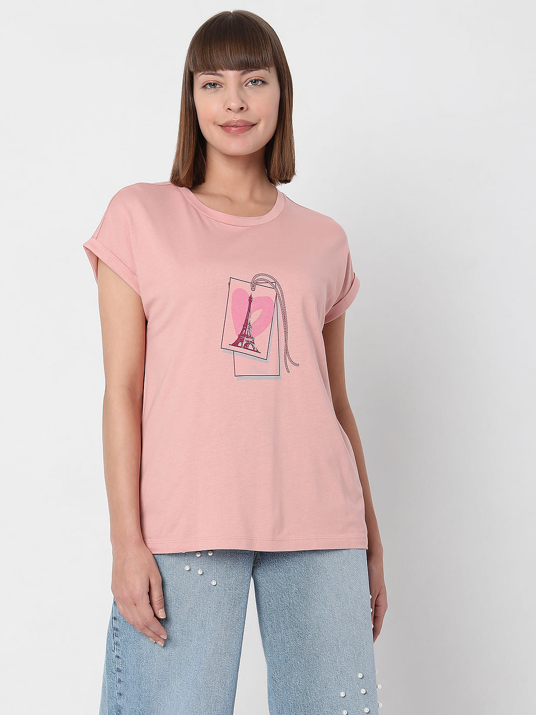 Pink Graphic T-Shirt