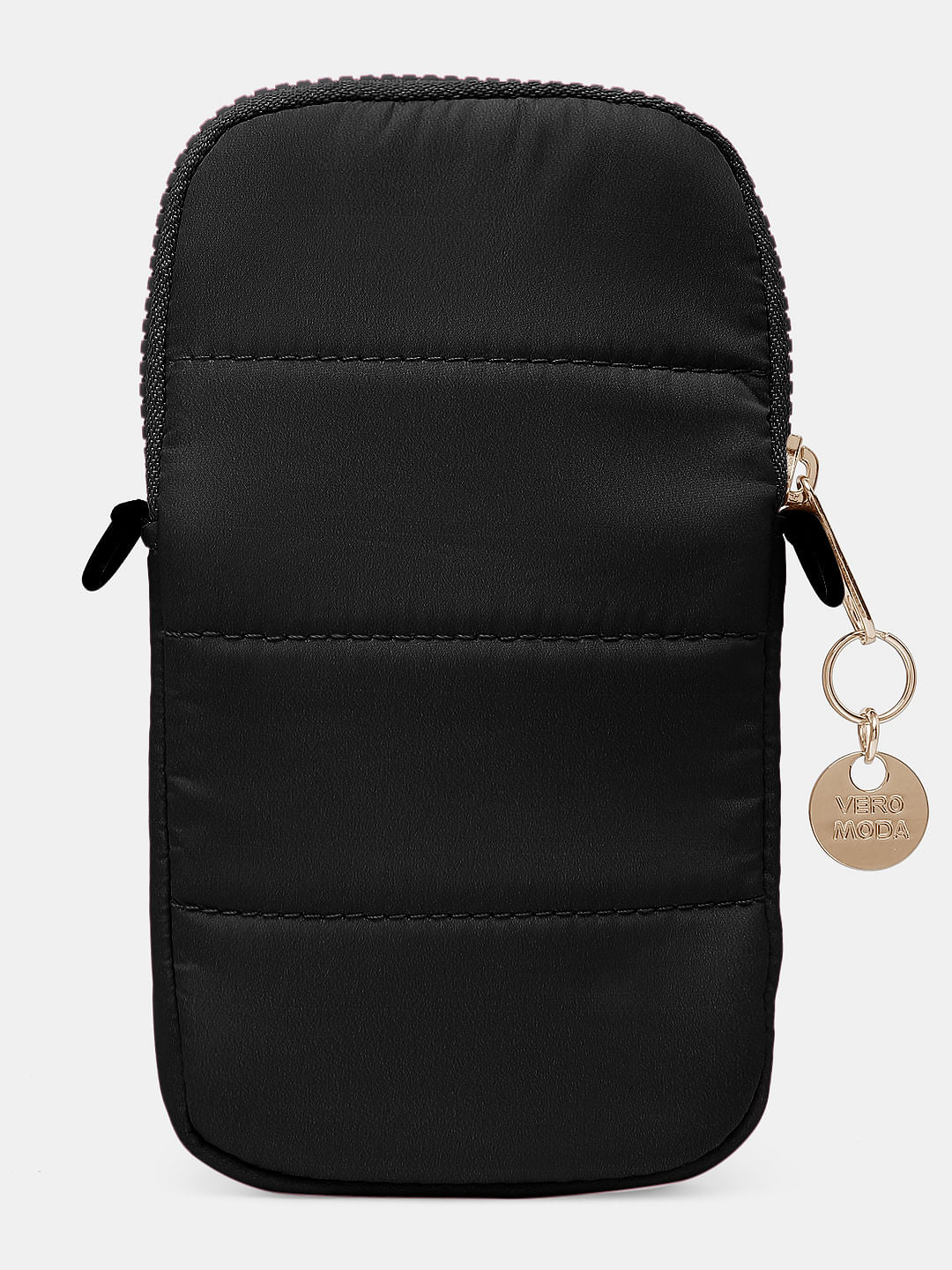 Black Textured Sling Bag