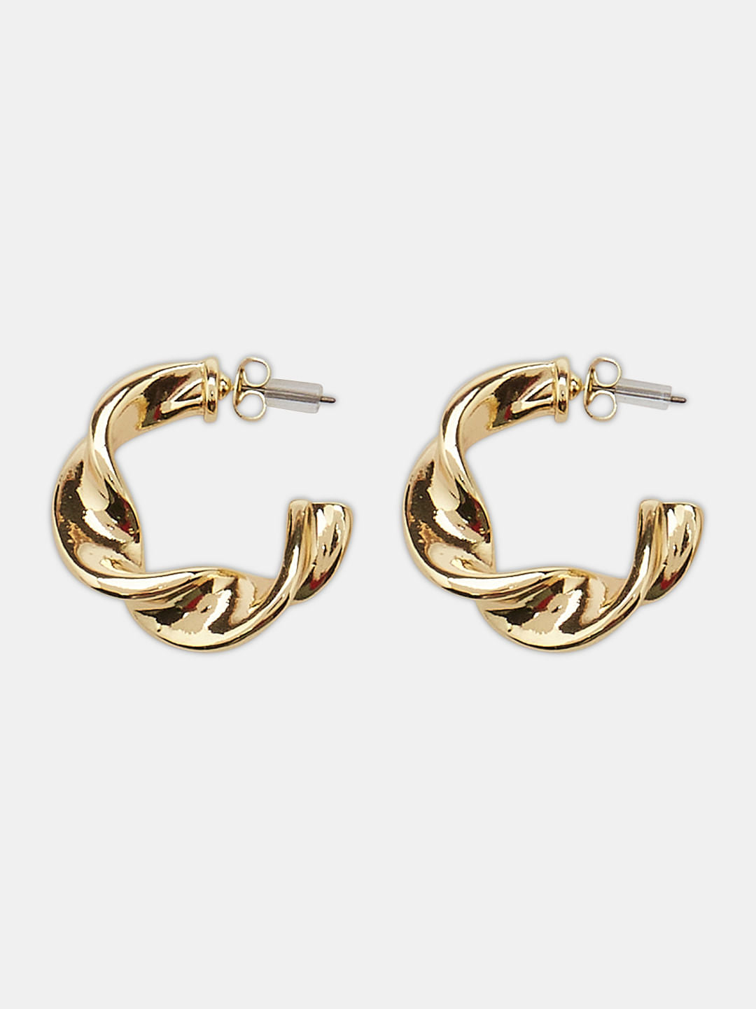Golden Hoop Earrings