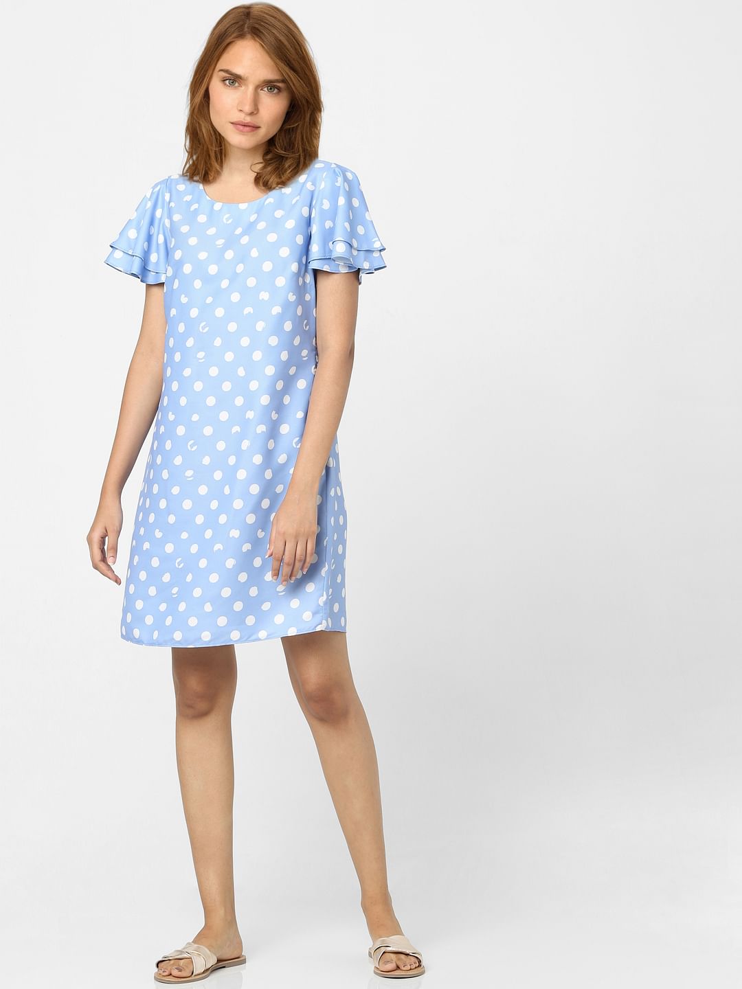 Blue Polka Dot Dress