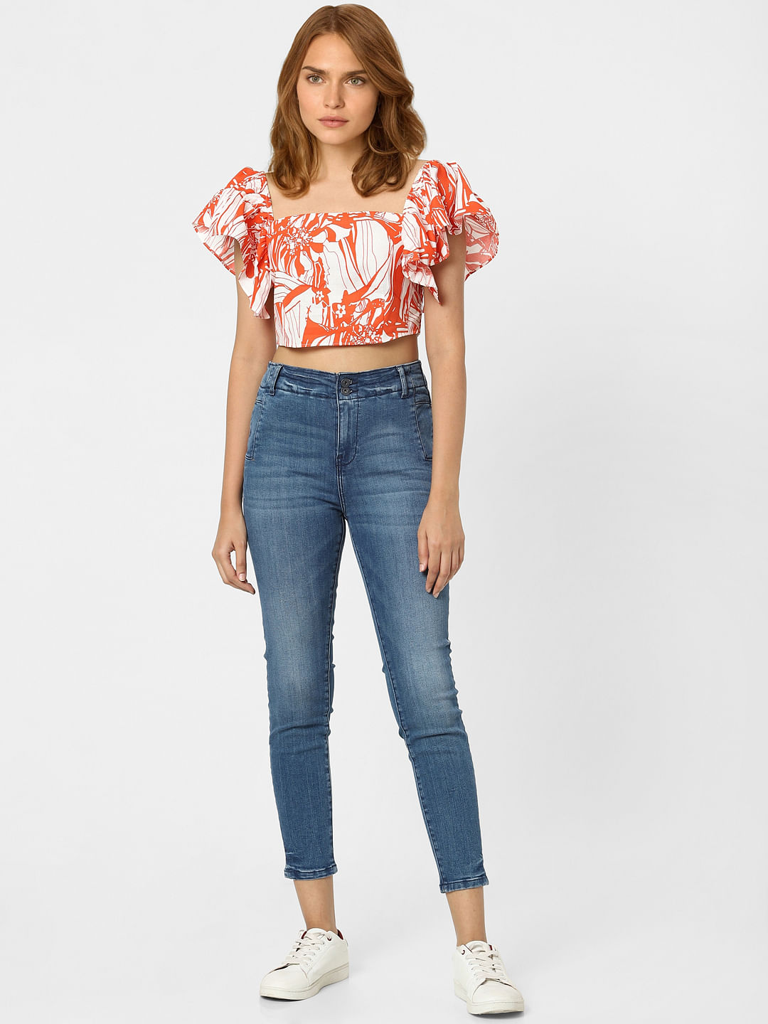 White Graphic Print T-Shirt