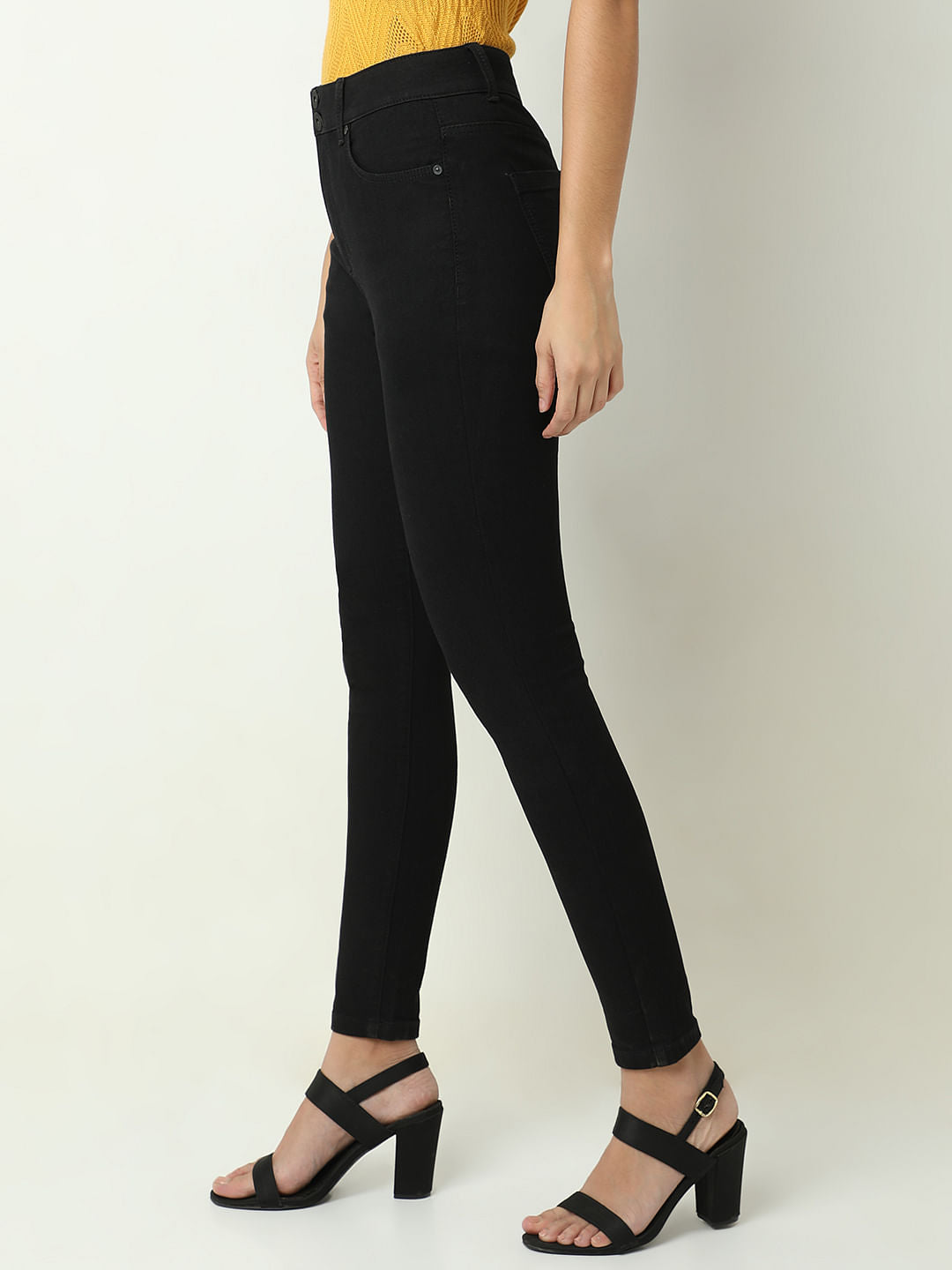 Double Button Slim Fit Jeans