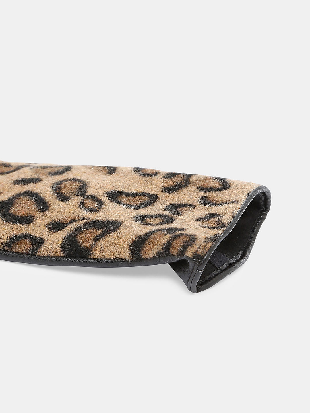 Black Animal Print Gloves