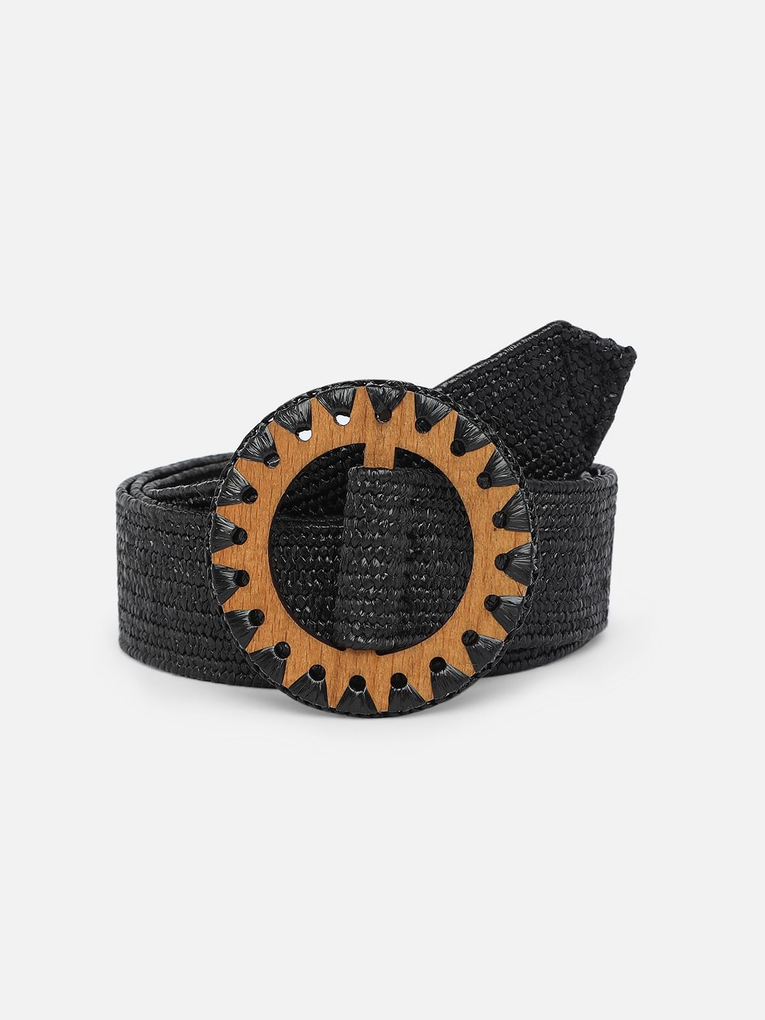 Black Jute Waist Belt