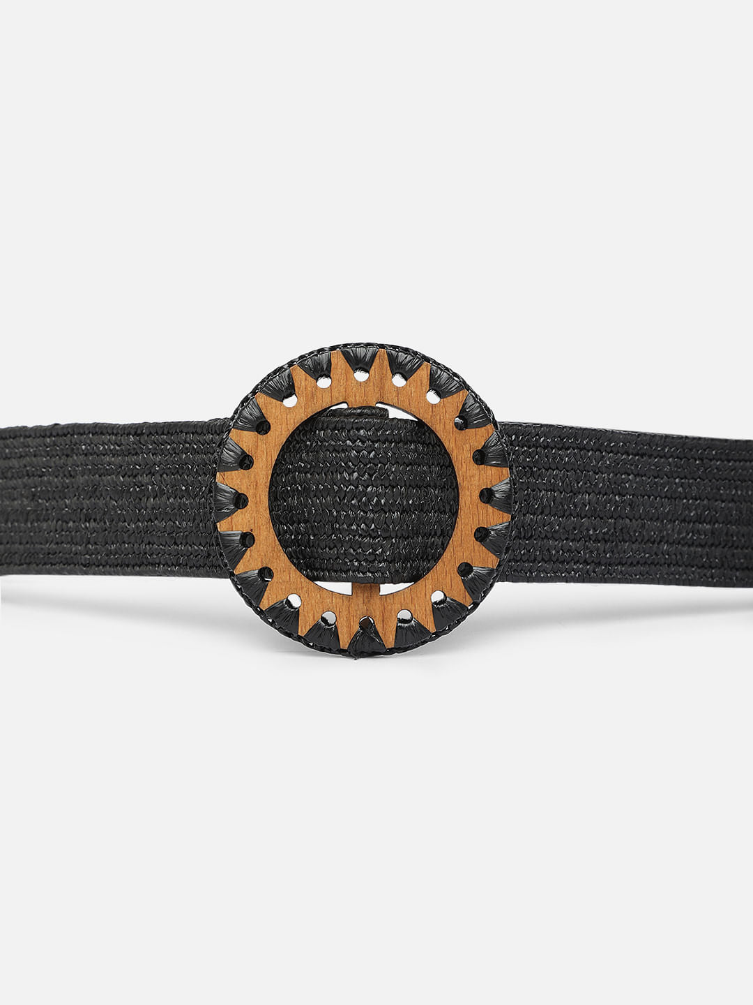 Black Jute Waist Belt