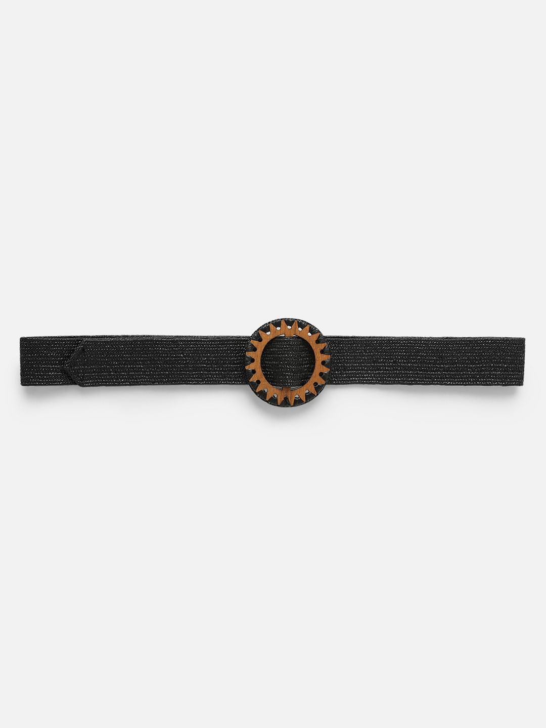 Black Jute Waist Belt