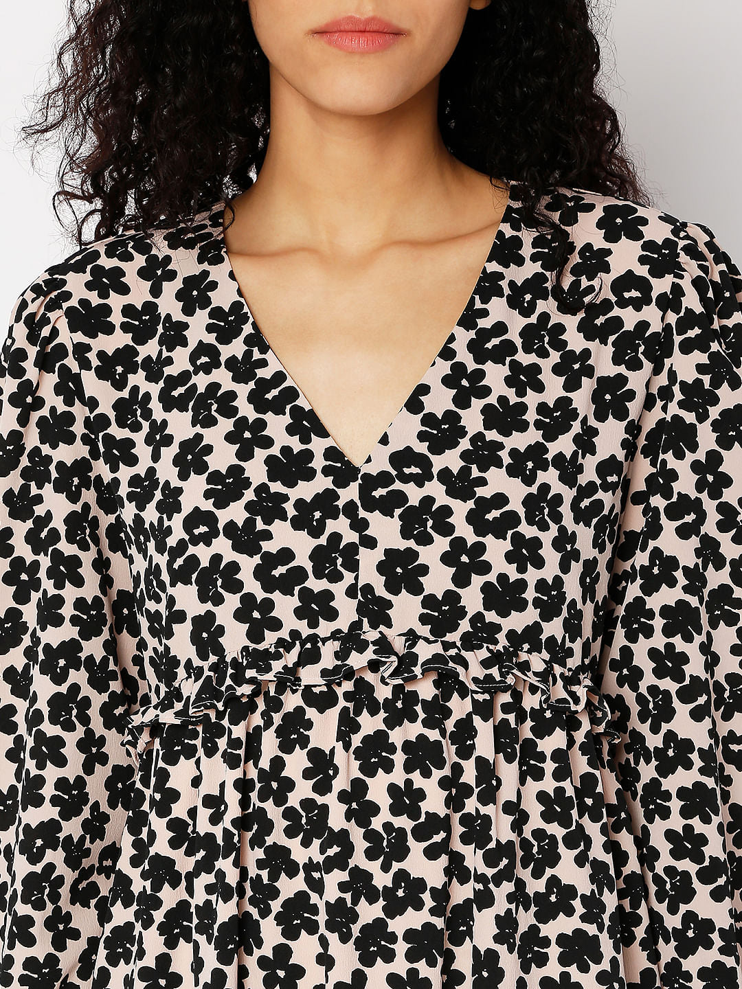 Pink Floral Shift Dress