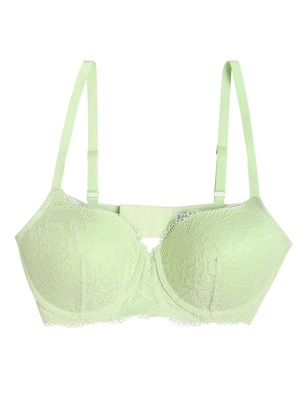 Intimates Green Padded Non-Wired T-Shirt Bra
