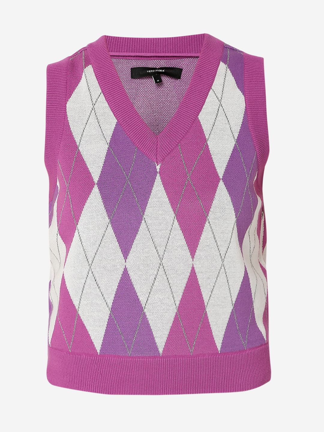 Purple Knit Co-Ord Sweater