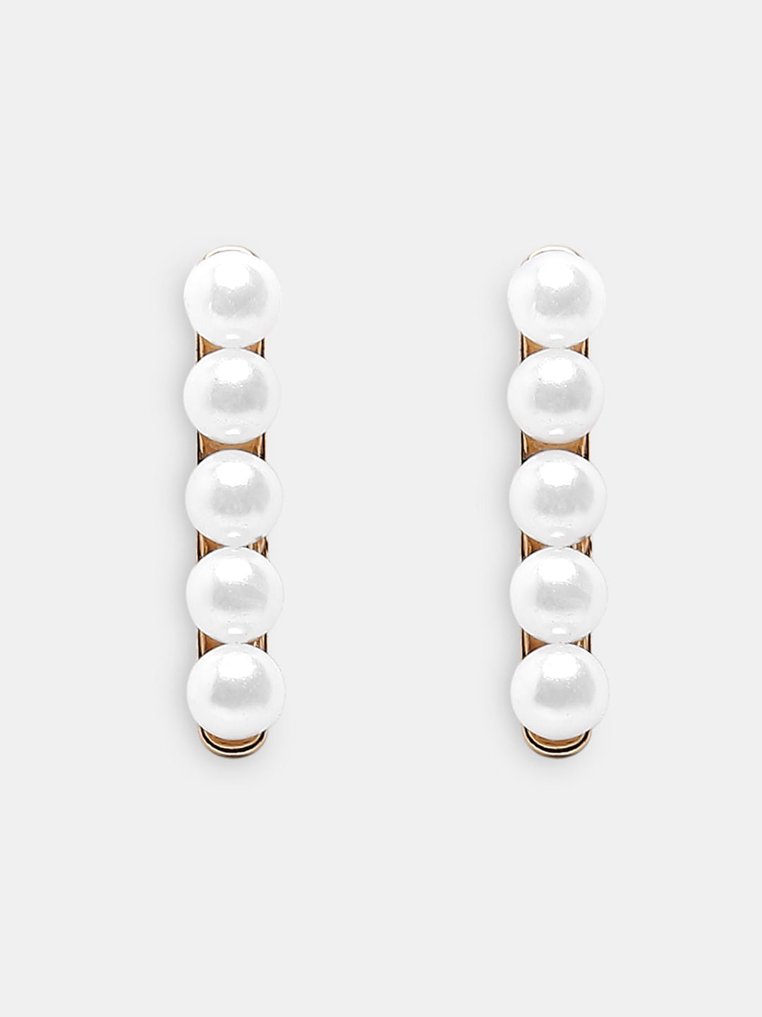 Gold Pack Of 3 Earrings