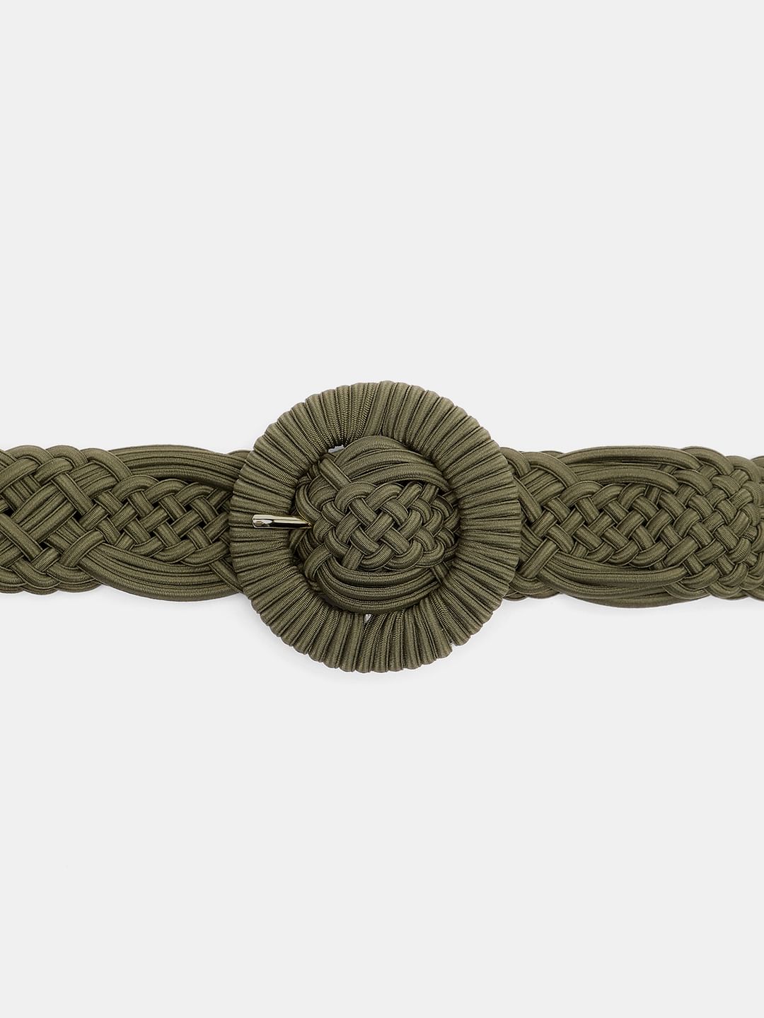 Green Jute Crochet Belt