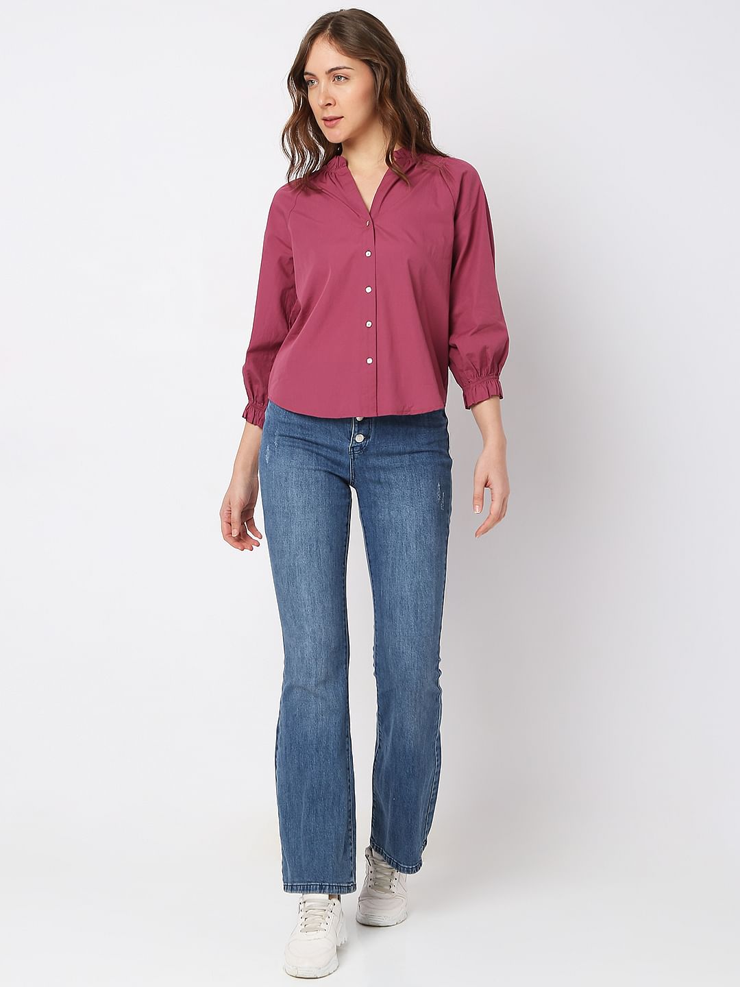 Dark Pink Top