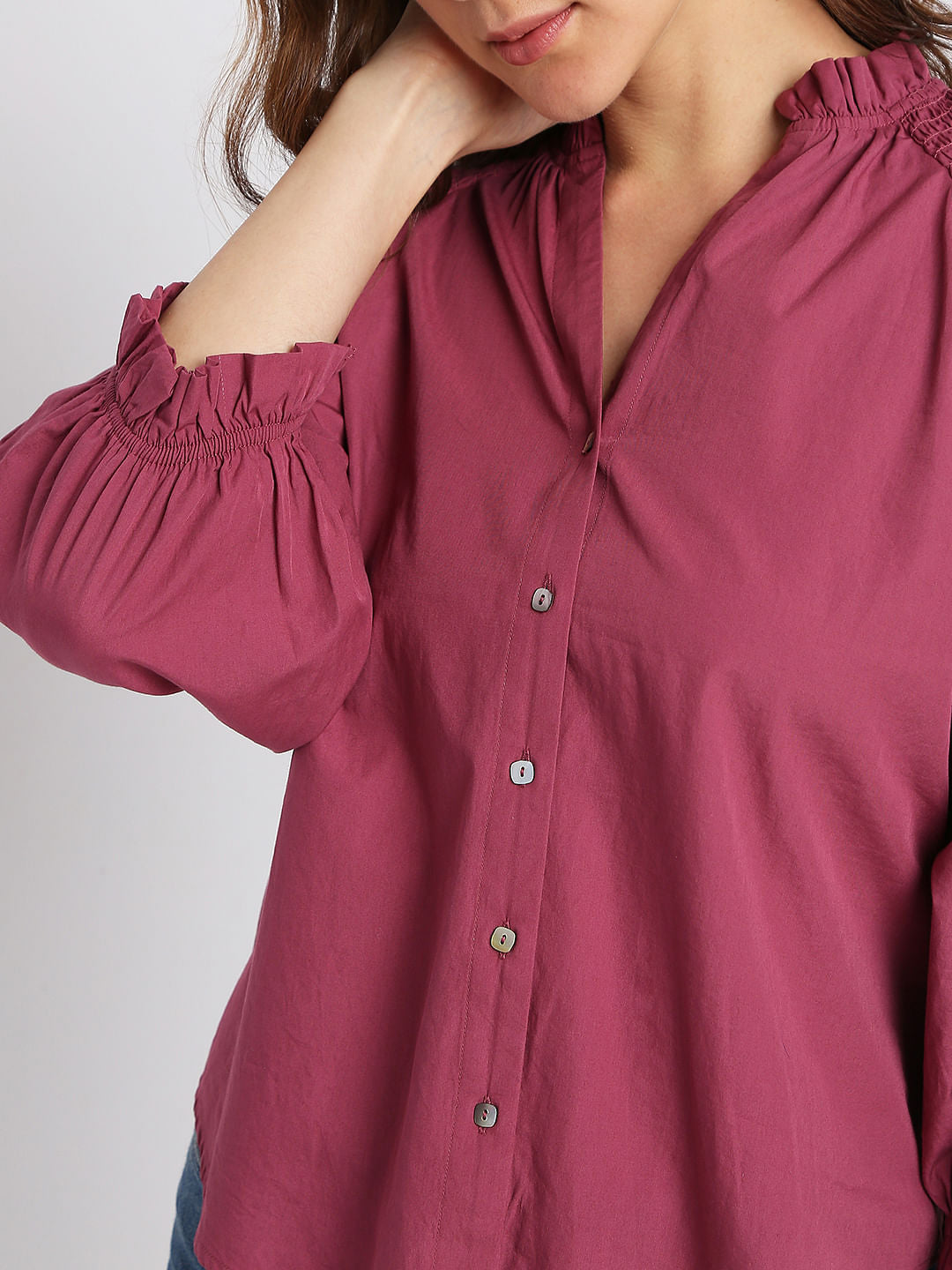 Dark Pink Top