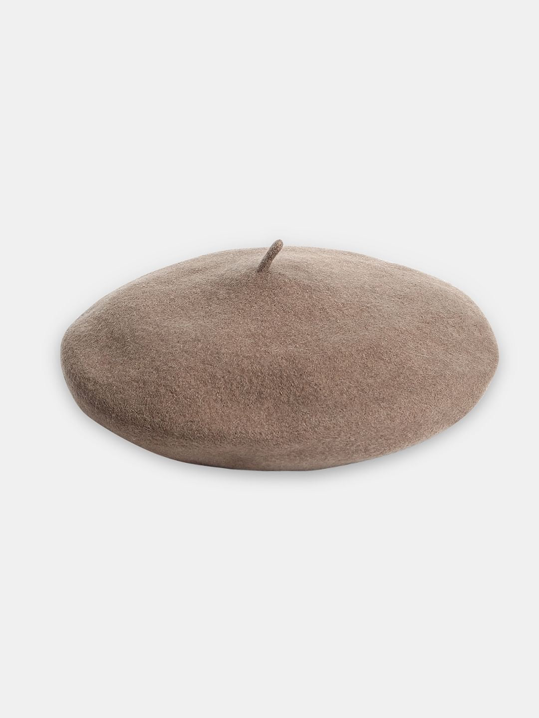 Brown Wool Beret
