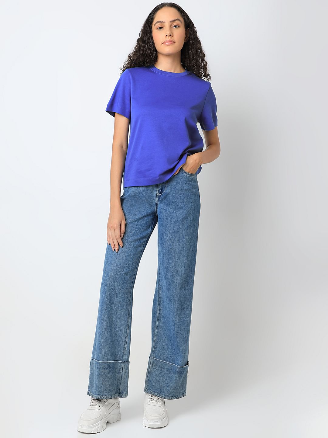 Blue Organic Cotton T-Shirt