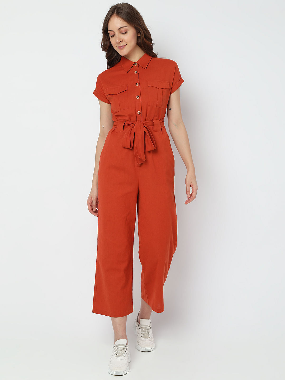Rust Jumpsuit