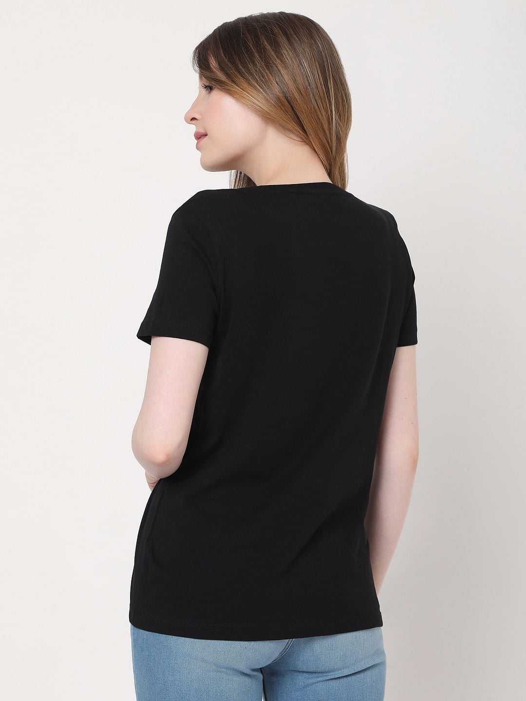 Black Graphic Print T-Shirt