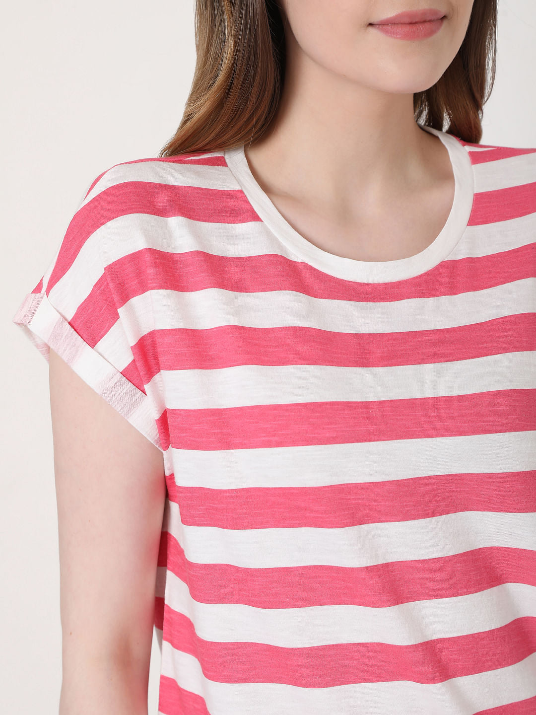 Pink Striped T-Shirt