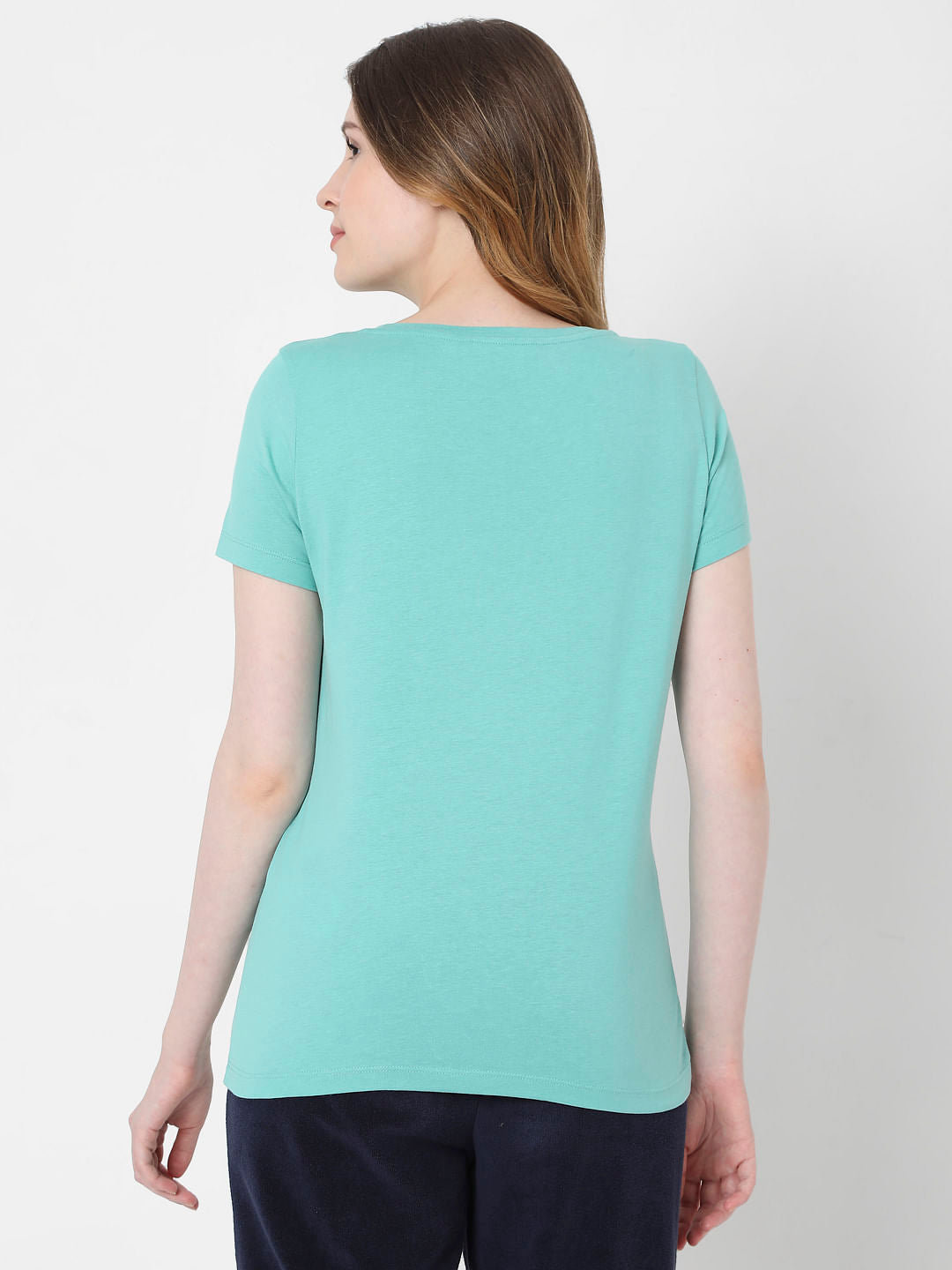 Blue Graphic Print T-Shirt