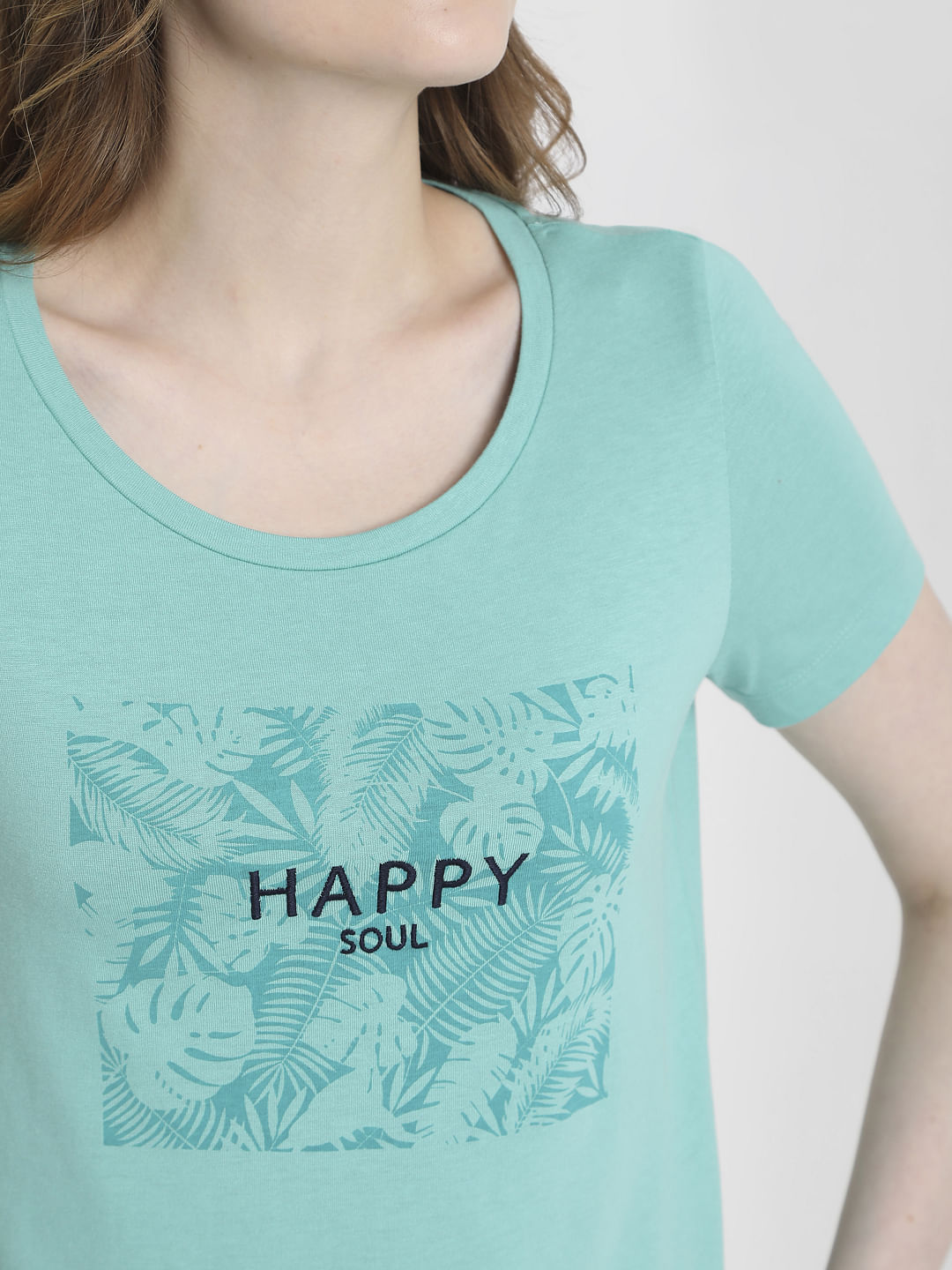 Blue Graphic Print T-Shirt