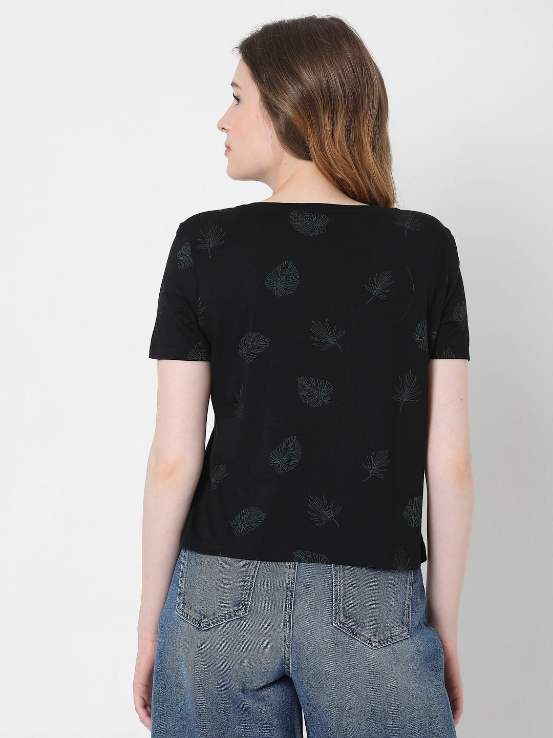 Black Printed T-Shirt