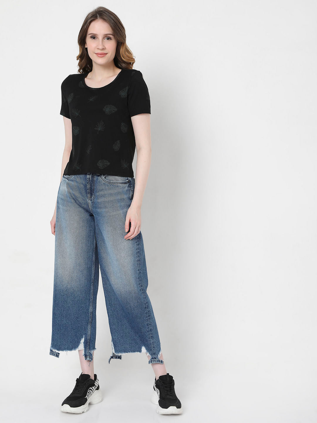 Black Printed T-Shirt