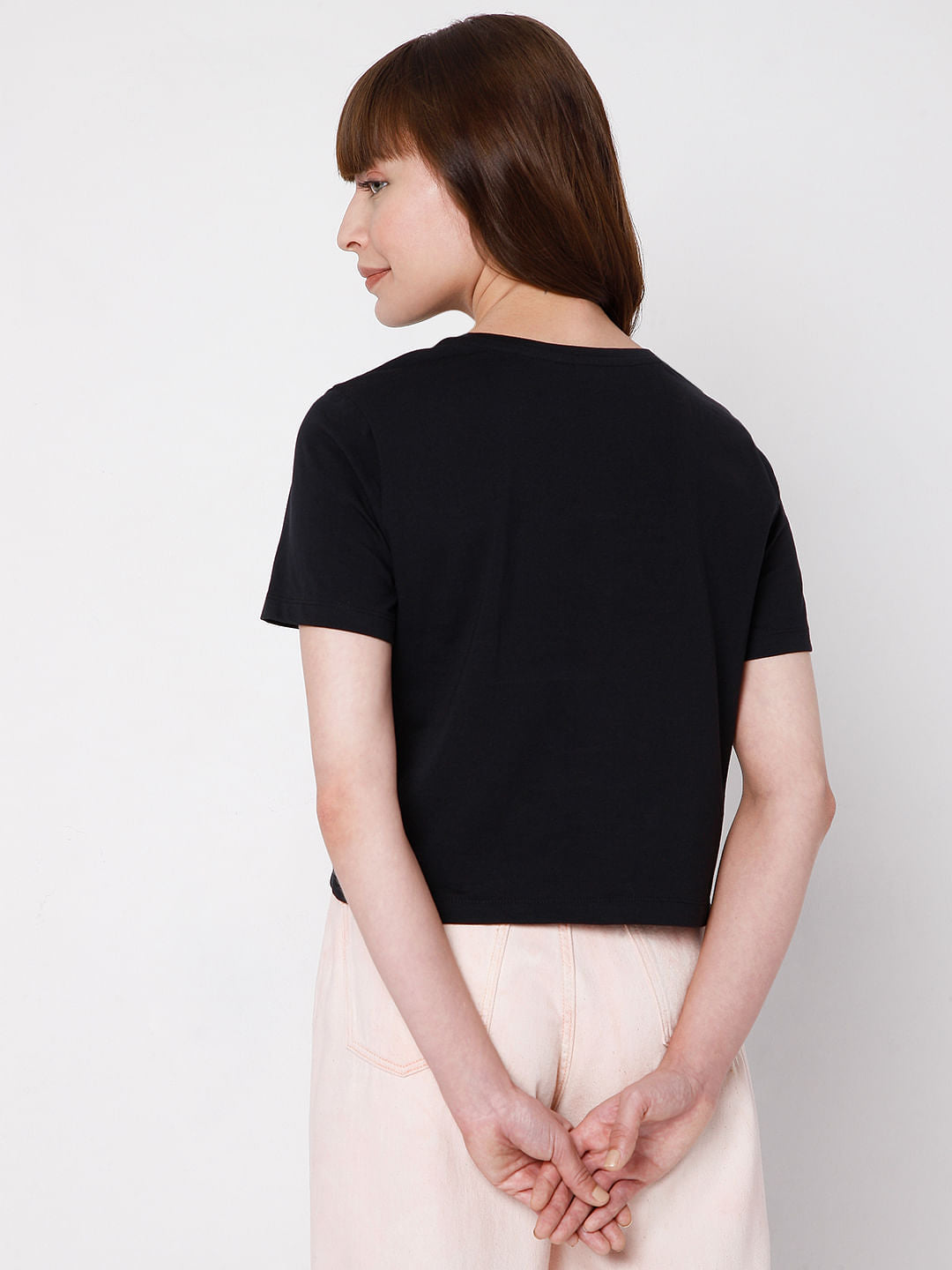 Black Graphic Print T-Shirt