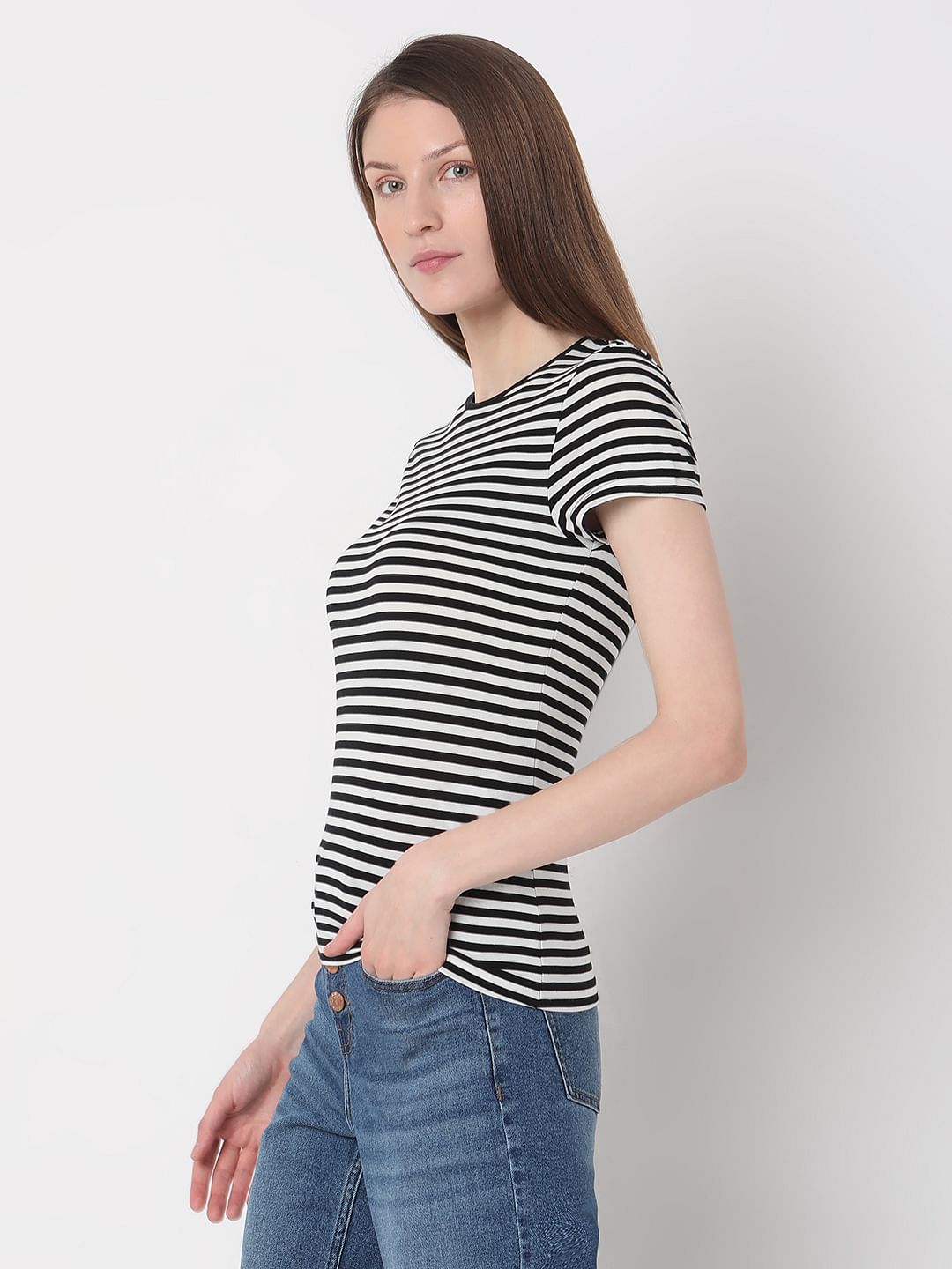 Black Striped T-Shirt