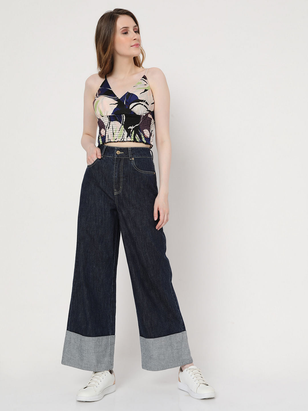 Blue High Rise Petra Bootcut Jeans