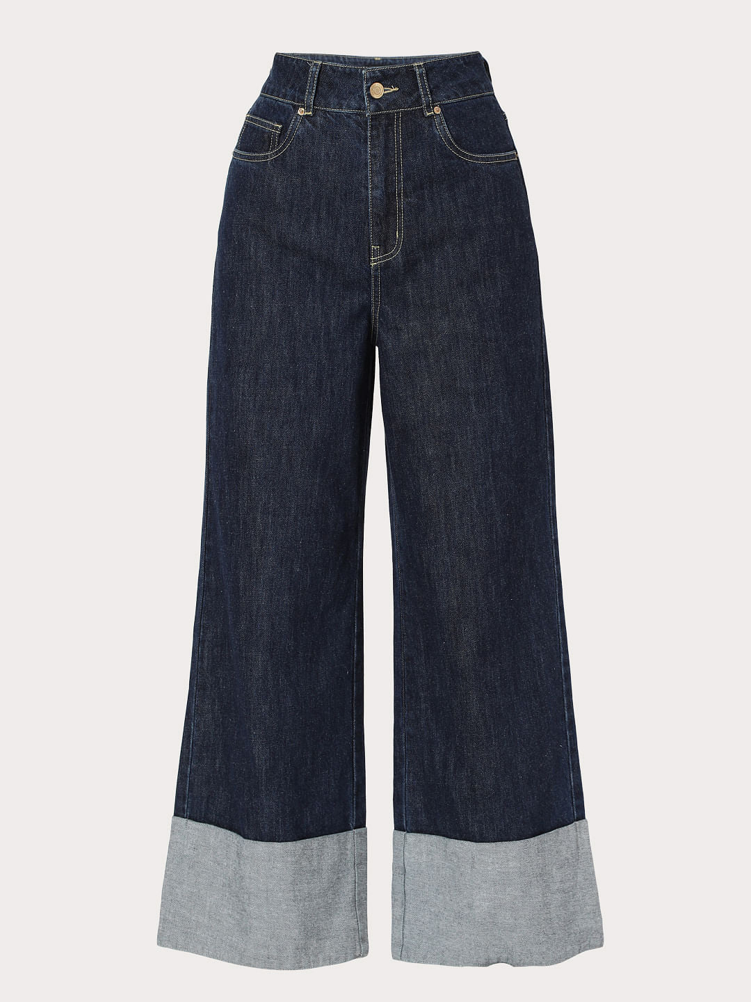 Blue High Rise Petra Bootcut Jeans