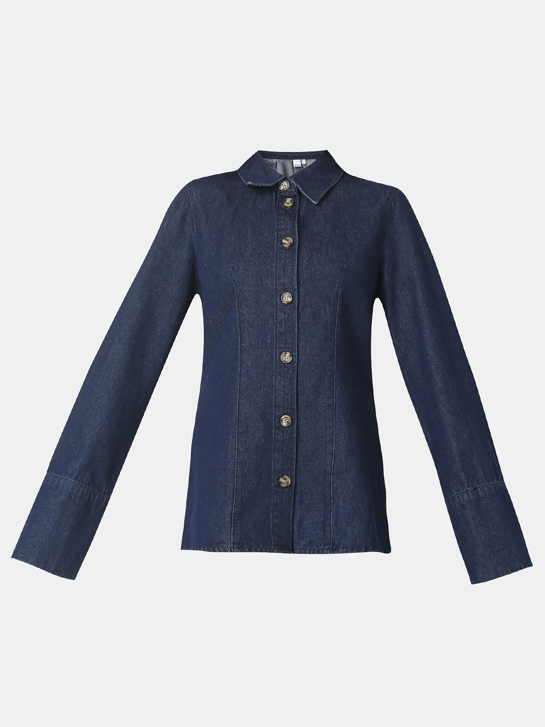 Dark Blue Denim Shacket