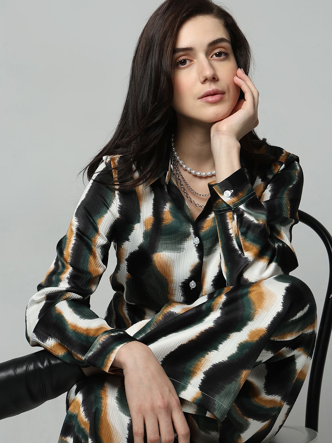 White Printed Shirts