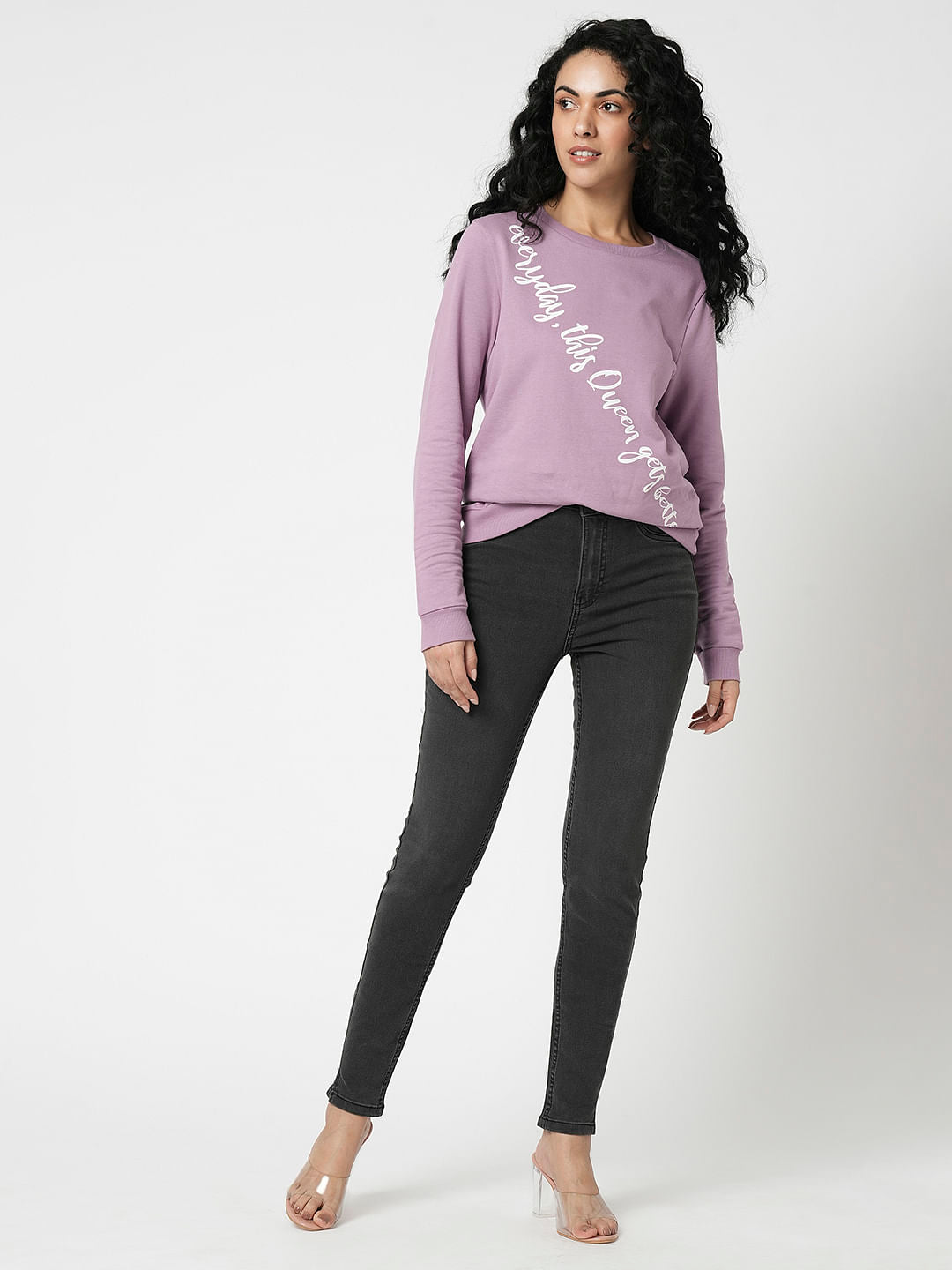 I.Scenery By Vero Moda Grey High Rise Skinny Jeggings