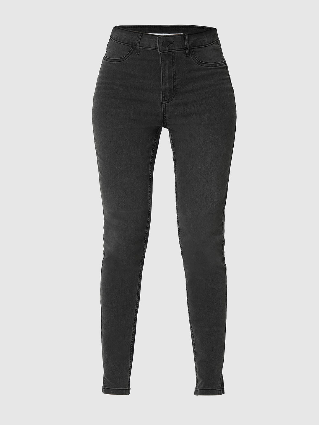 I.Scenery By Vero Moda Grey High Rise Skinny Jeggings