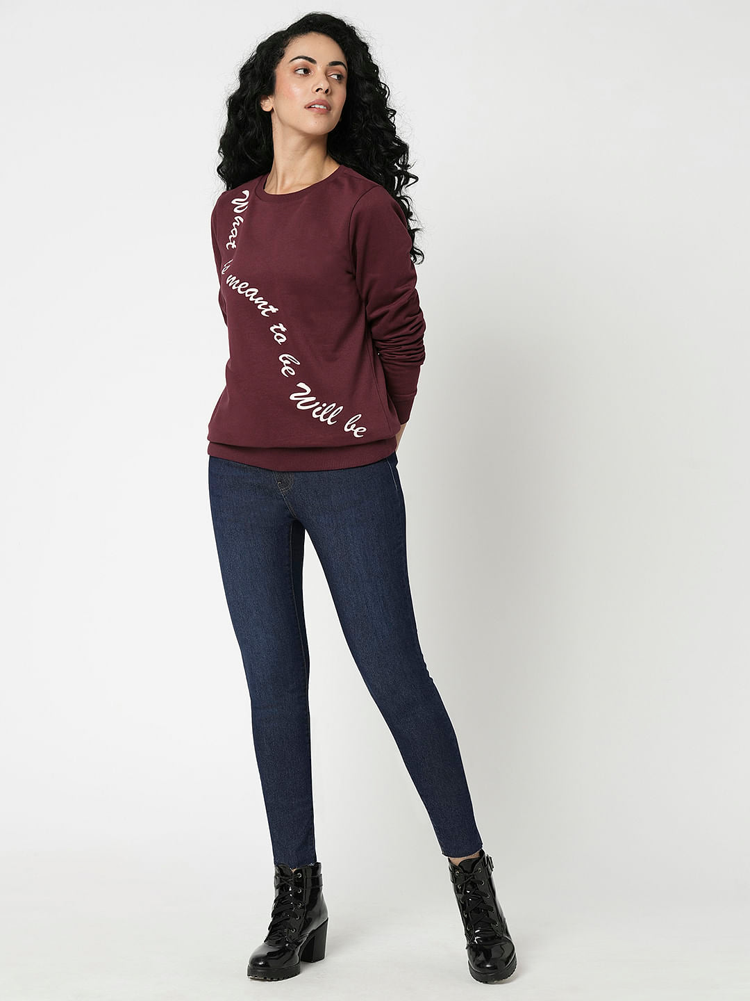 I.Scenery By Vero Moda Dark Blue High Rise Wendy Skinny Fit Jeans