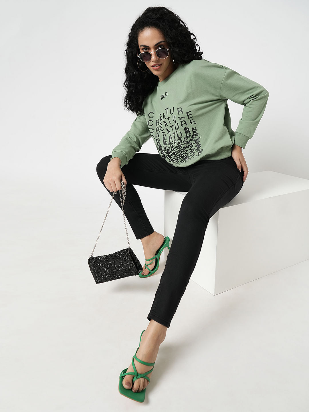 I.Scenery By Vero Moda Black High Rise Skinny Jeggings