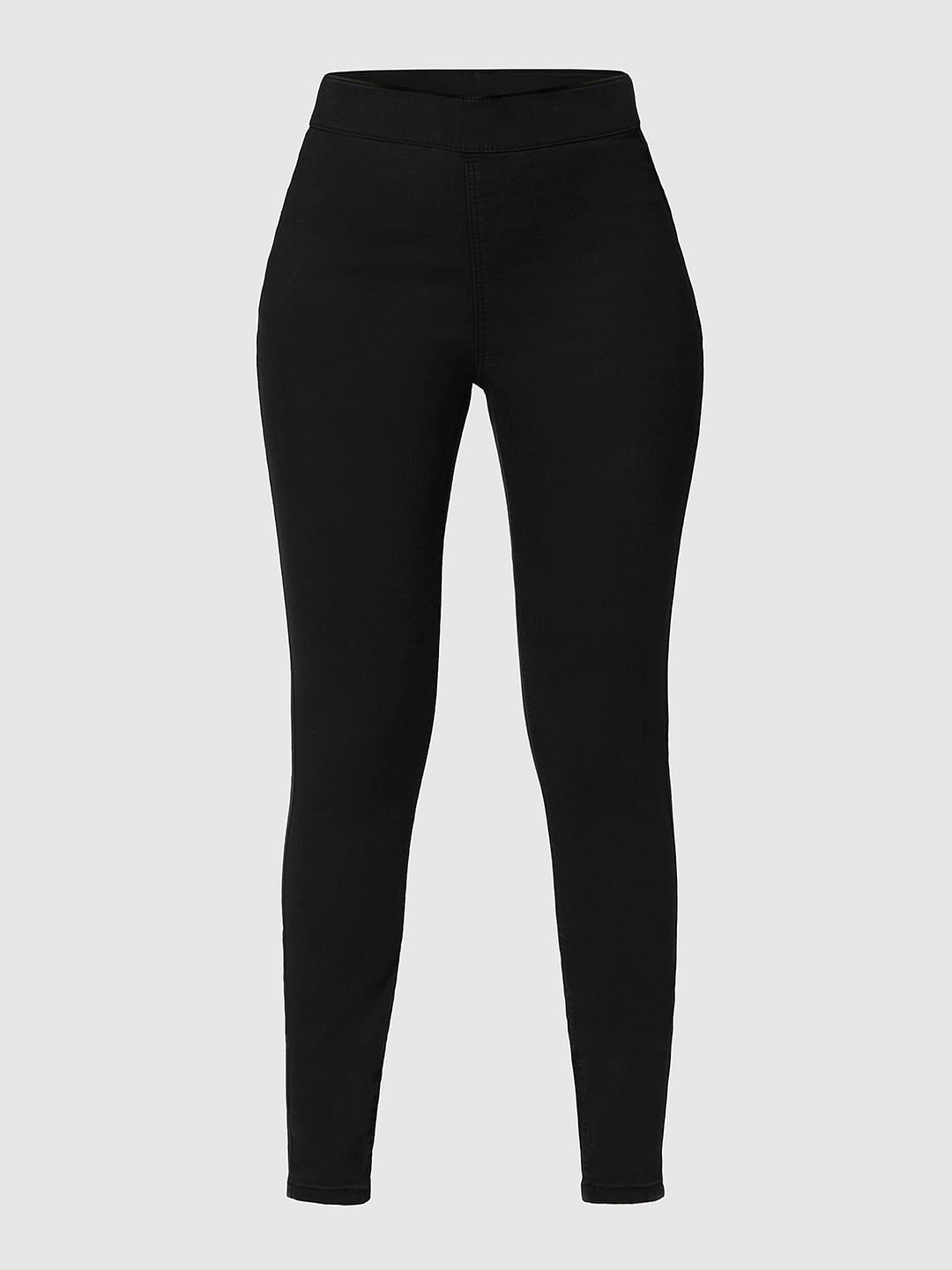 I.Scenery By Vero Moda Black High Rise Skinny Jeggings