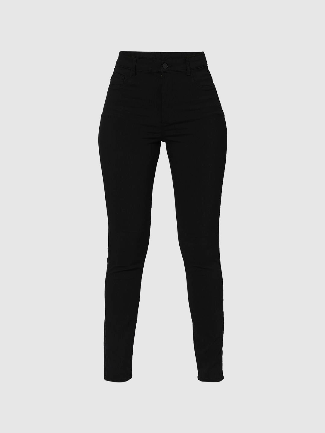 I.Scenery By Vero Moda Black High Rise Wendy Skinny Jeans